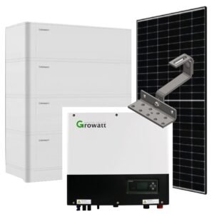 Photovoltaik Komplettanlage 7,5 kWp mit Speicher - PV Module, Wechselrichter, Speicher, Dachhaken