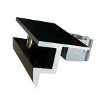 Produktbild für Endklemme mit Klick-System (schwarz- eloxiert)