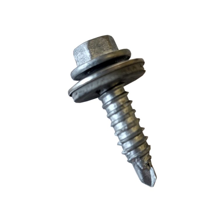 Produktbild für Bohrschraube mit Sechskantkopf und Dichtscheibe- 6-3x25 mm