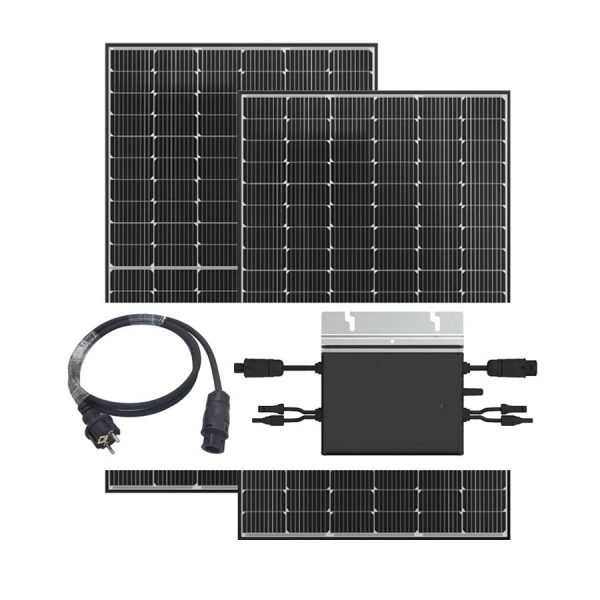 Produktbild für Balkonkraftwerk - 2 x LUXOR ECO LINE 380W und 1 x Hoymiles 600W