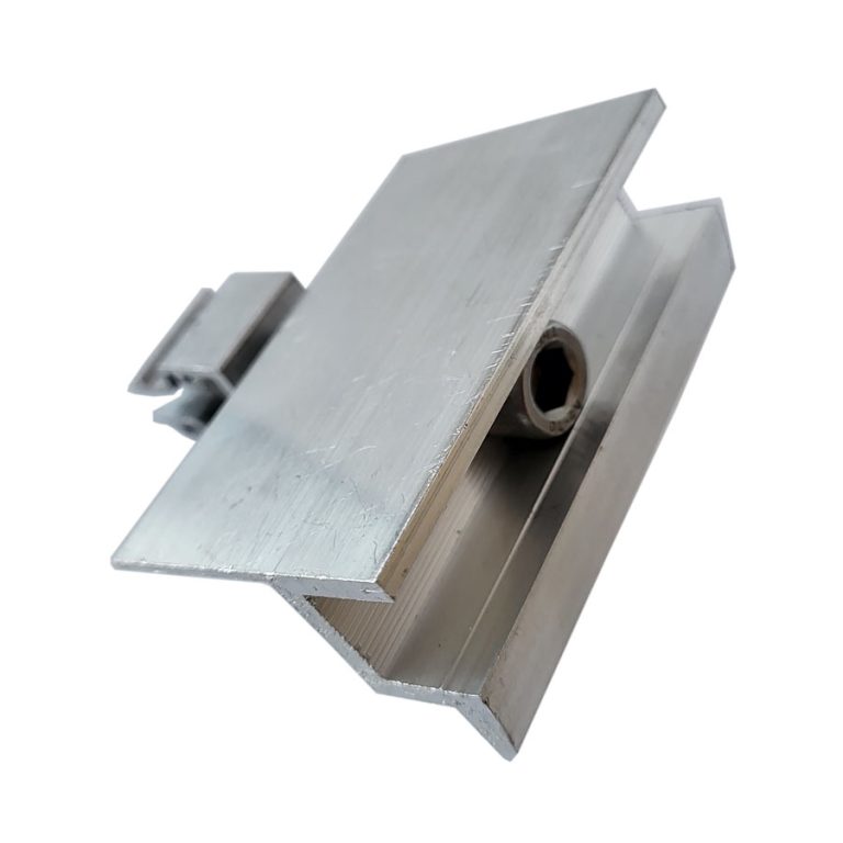 Produktbild für Endklemme mit Klick-System (silber- unbehandelt)