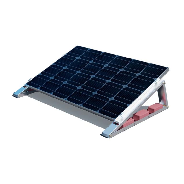 Produktbild für Flachdach-Aufständerung - Flat-Flex-Set - für 1 x PV-Modul 35° Süd-Ausrichtung