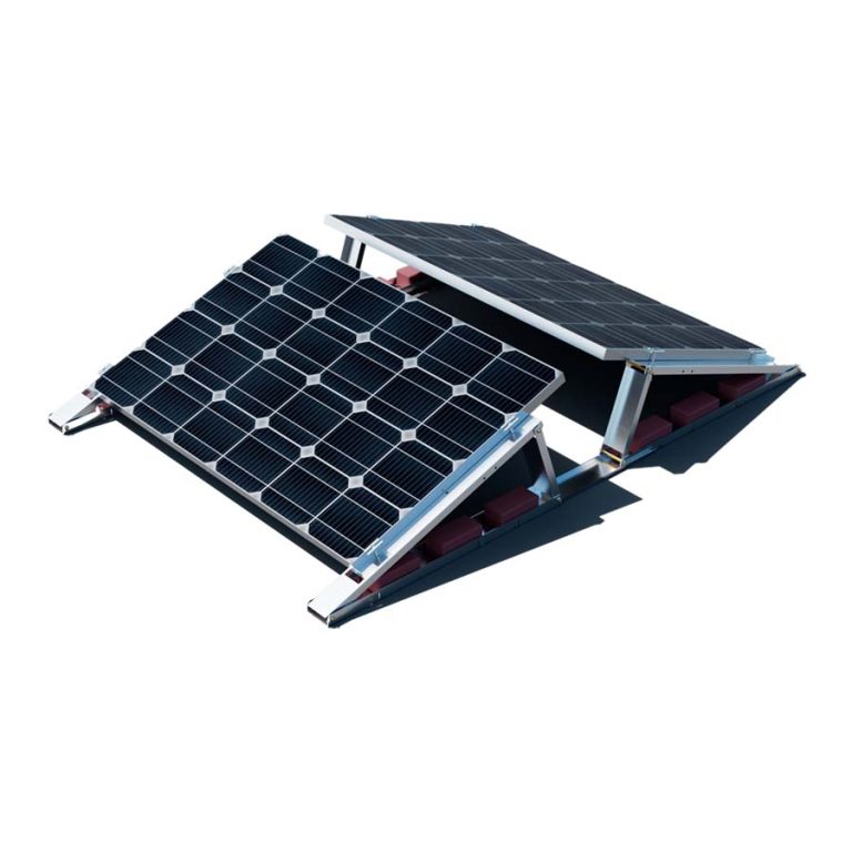 Produktbild für Flachdach-Aufständerung - Flat-Flex-Set - für 2 x PV-Module (hintereinander)
