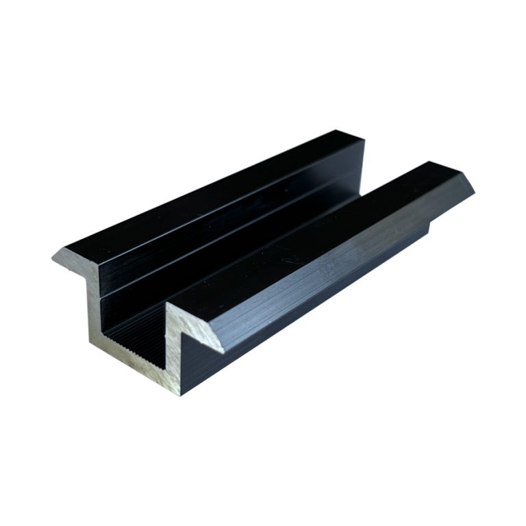 Produktbild für Mittelklemme (schwarz- eloxiert)