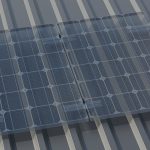 Montageset - Trapezblech - für 2 x PV-Module (hochkant, nebeneinander)