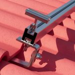 Montageset-Limited Edition-Schräg-/Ziegeldach - 2 PV-Module hochkant, nebeneinander Black-Profiles