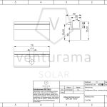 Zeichnung für Endklemme mit Klick-System (schwarz- eloxiert)