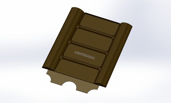Produktbild - Blechziegel Frankfurter Pfanne für Photovoltaik Anlagen - Metalldachplatten
