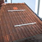 Montageset - Schrägdach/Ziegeldach - für 2 x PV-Module (hochkant, nebeneinander)