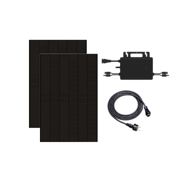 Balkonkraftwerk mit Jolywood JW-HD108N-R3 440W PV-Modulen und ein Hoymiles Wechselrichter HMS-800W-2T