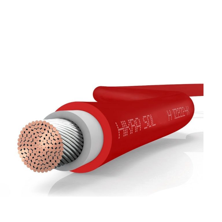 Produktbild PV Kabel 6mm2 Hikra Sol H1Z2Z2-K rot