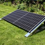 Aufständerung in Aktion - FlatFlex - Flachdach-Aufständerung Set für 1 PV-Modul 35° Süd-Ausrichtung