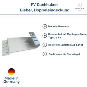 Vorteile Dachhaken Biber Doppeleindeckung