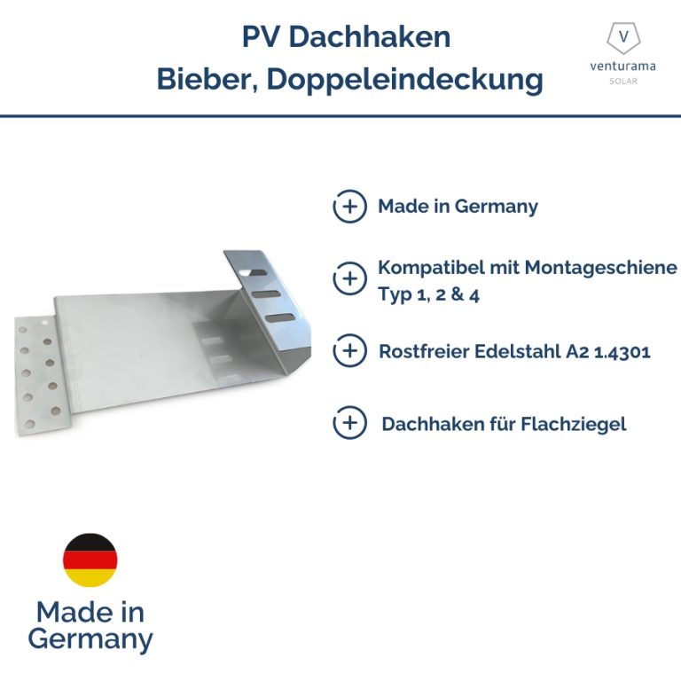 Vorteile Dachhaken Biber Doppeleindeckung