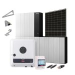 Produktbild PV Anlage 10kW mit Fronius Wechselrichter, LG Speicher 8.6 und Unterkonstruktion, wahlweise für Zigeldächer, Flachdach oder Trapezdach