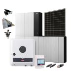 Produktbild PV Anlage Set mit Fronius Wechselrichter, LG Speicher und Unterkonstruktion für Trapezdach