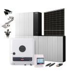 Produktbild PV Anlage Set für Ziegeldach mit Fronius Wechselrichter, LG Speicher und Unterkonstruktion