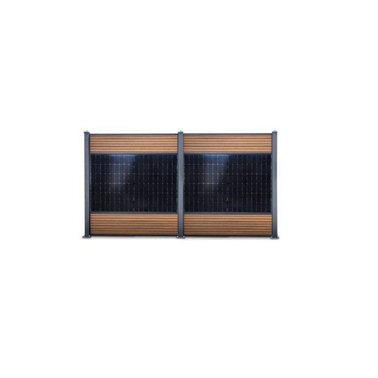 Produktbild FlexPVence Solarzaun 2,0 x 3,75 m mit 2 Modulen