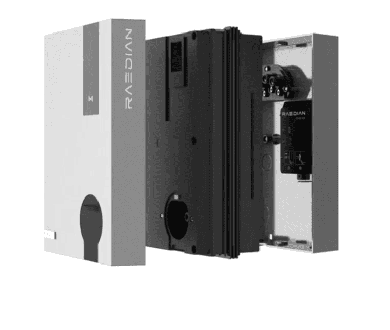 Produktbild RAEDIAN NEO Wallbox 22KW mit Typ2 Buchse - Aufbau