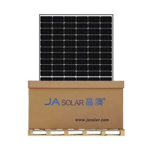 Produktbild JA Solar JAM54D40 440W GB Black Frame Palette 36 Stück – Bifaziale Glas-Glas Modul