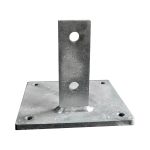 Produktbild PVence L-Stein Montageplatte für Zaunpfosten