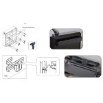 Skizze: Einfache und sichere Montage der LG Wandhalterung