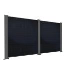 Produktbild PowerPVence Solarzaun 1,80m hoch mit zwei PV Modulen