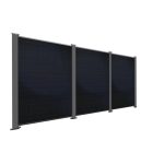 Produktbild PowerPVence Solarzaun 1,80m hoch mit drei PV Modulen