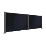 Produktbild BasicPVence Solarzaun 1,20m hoch mit zwei PV Modulen