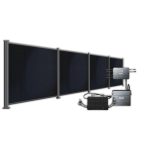 Produktbild BasicPVence Solarzaun 1,20m hoch mit vier PV Modulen