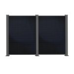 Produktbild PowerPVence Solarzaun 1,80m hoch mit zwei PV Modulen