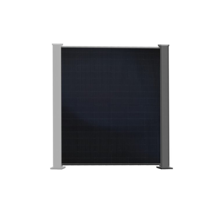 Produktbild PowerPVence Solarzaun 1,85 x 1,21 m Zaunfeld mit PV Modul