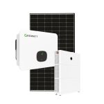 Produktbild: Ja Solar PV Modul, Growatt Hybrid Wechselrichter und APX Solarspeicher 10 kWh.