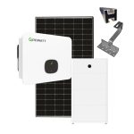 Produktbild: Ja Solar PV Modul, Growatt Hybrid Wechselrichter und APX Solarspeicher 15 kWh.