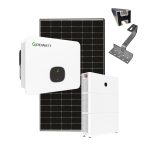 Produktbild: Ja Solar PV Modul, Growatt Hybrid Wechselrichter und APX Solarspeicher 10 kWh.