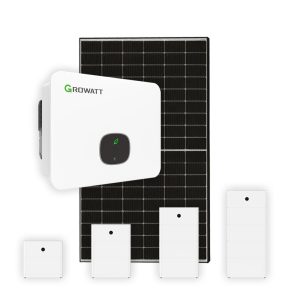 Produktbild PV Komplettanlage mit Growatt Hybrid Wechselrichter APX Solarspeicher PV Modul 450W