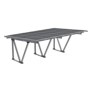 Produktbild venturama SolarPort Duo – Doppelcarport mit Solardach inkl.18 abZ Module