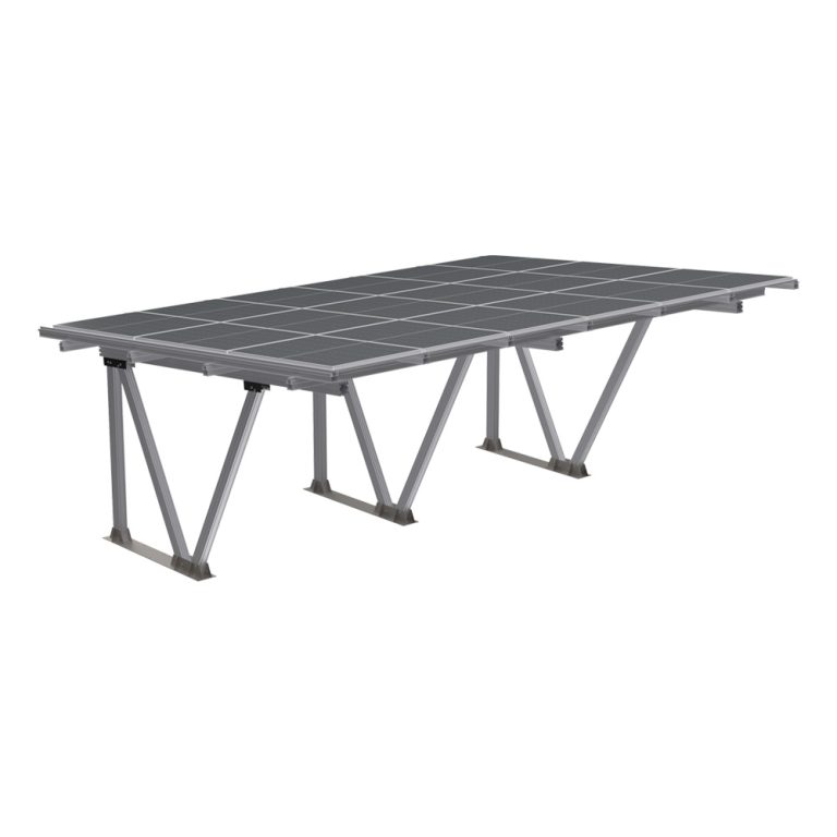 Produktbild venturama SolarPort Duo – Doppelcarport mit Solardach inkl.18 abZ Module