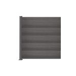 Produktbild: WPC Zaunfeld Lamellen in Farbe Gray