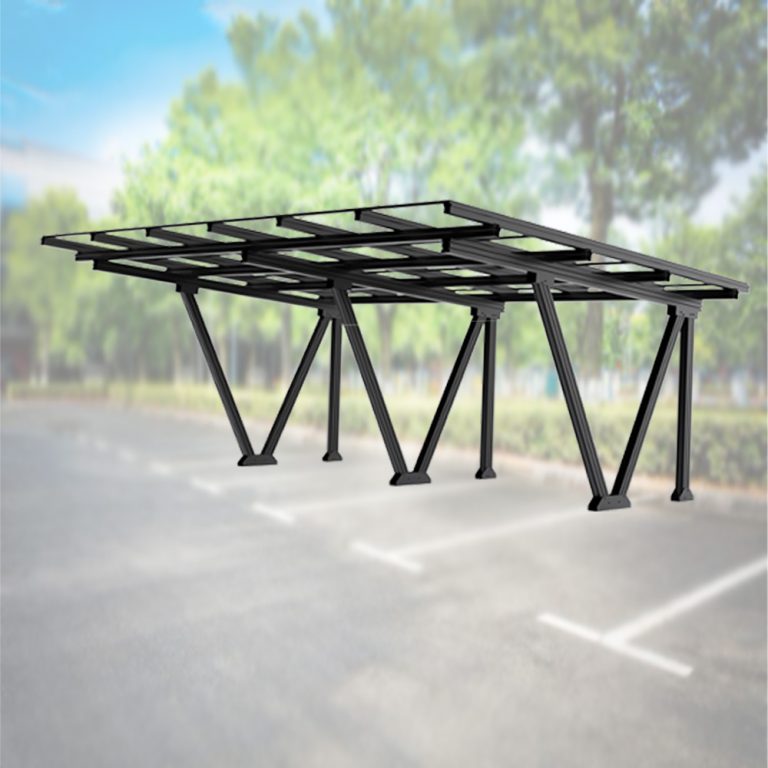 Produktbild Solarport Duo 2 auf Parkplatz