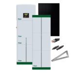 Produktbild: PV Anlage 15 kWp mit Tigo TSI Wechselrichter und TSB Speicher 12,2 kWh - UK Flachdach
