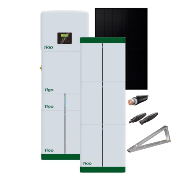 Produktbild: PV Anlage 15 kWp mit Tigo TSI Wechselrichter und TSB Speicher 12,2 kWh - UK Flachdach