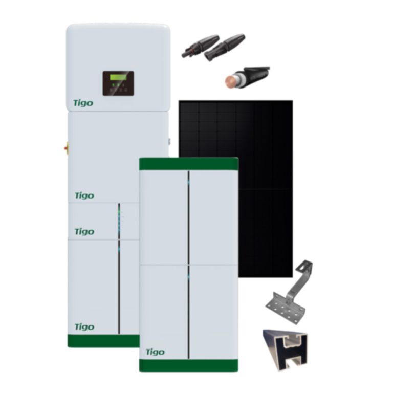 Produktbild PV Anlage 6,4 kWp mit Tigo TSI Wechselrichter und TSB Speicher 9,3 kWh - UK Ziegeldach