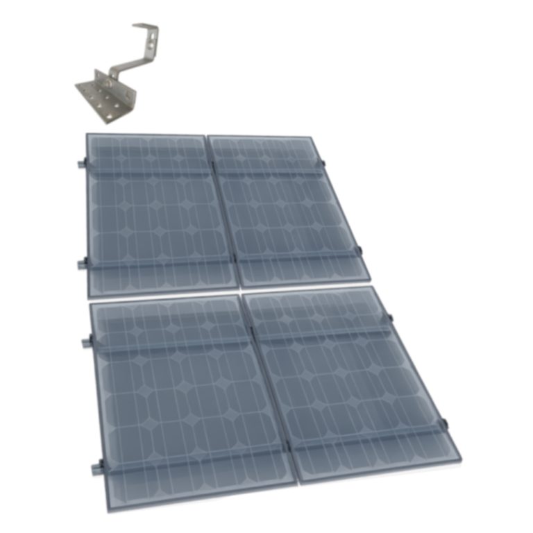 Produktbild: PV Dachhaken 3-fach verstellbar aus Edelstahl