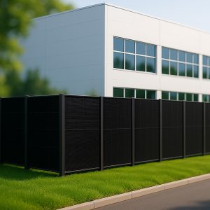 Produktbild: PowerPVence Solarzaun im Garten