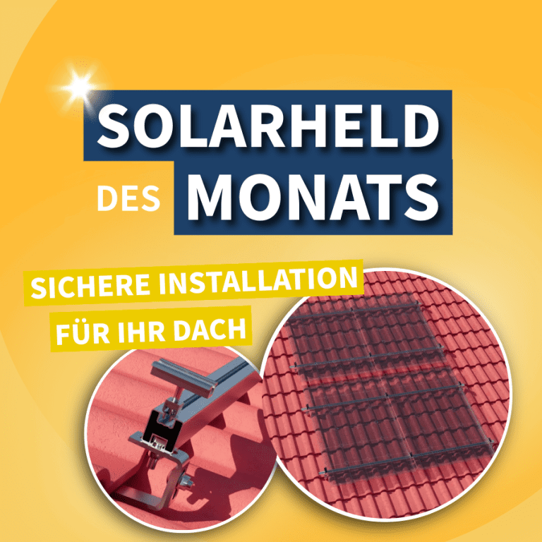 Produktbild:Solarheld Montageset PremiumLine Schrägdach