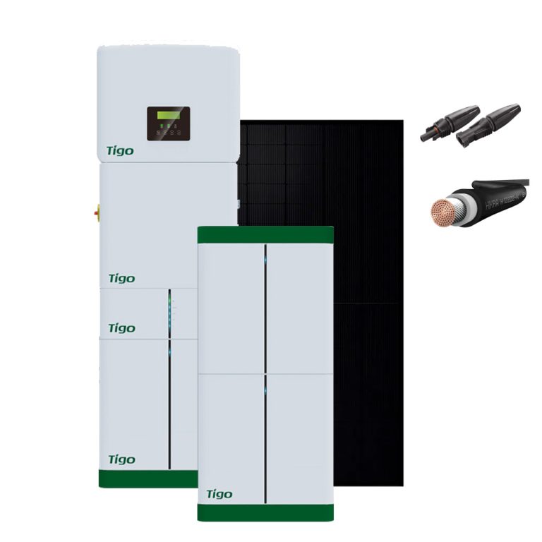 Produktbild PV Anlage 6,4 kWp mit Tigo TSI Wechselrichter und TSB Speicher 9,3 kWh - ohne UK