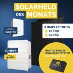 Produktbild: Solarheld des Monats PV Anlage 15kWp mit Sungrow Wechselrichter, Speicher und Solar Manger Flux